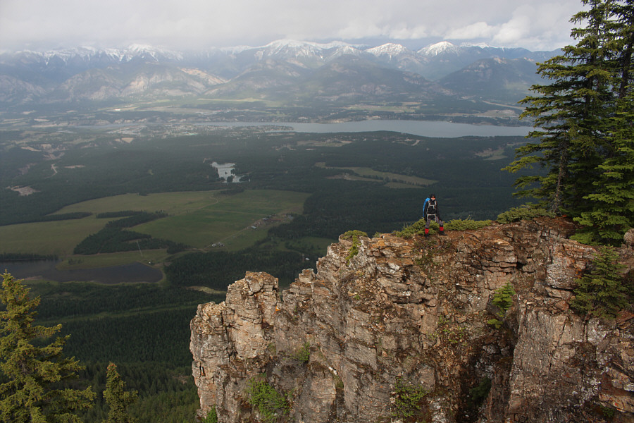 Much better than the summit of Mount Taynton!