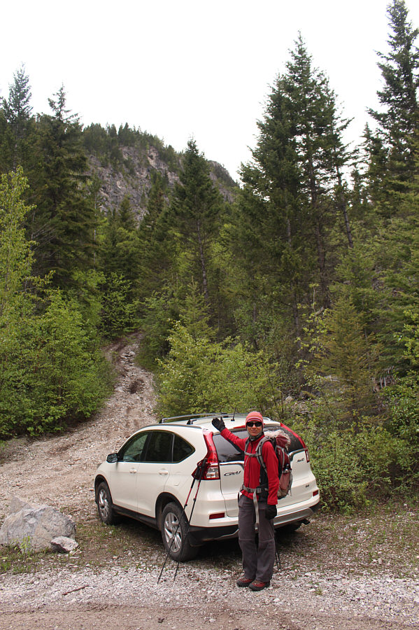 Definitely need a high clearance vehicle and a lot of patience to get here!