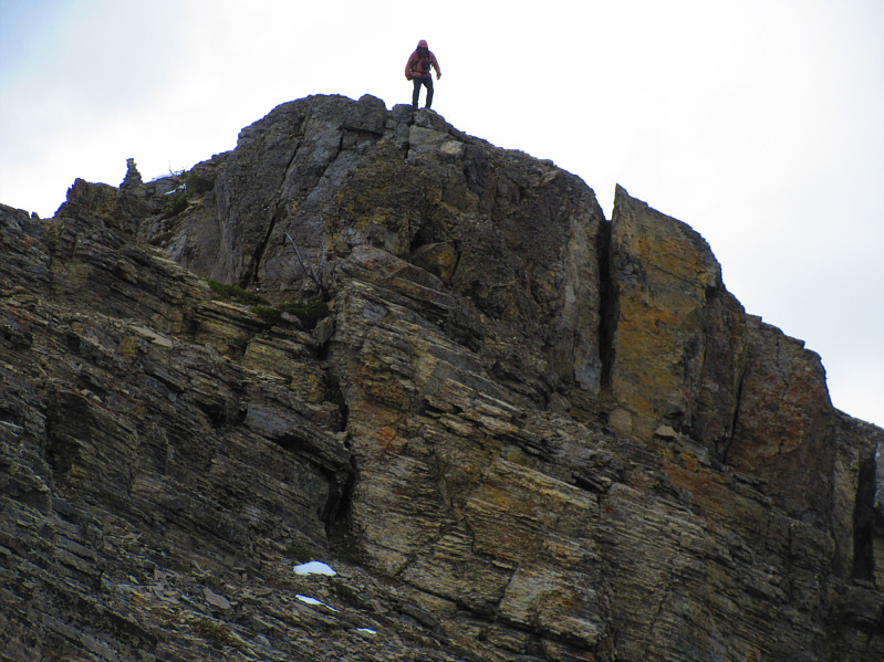 I'm right at the exposed section...