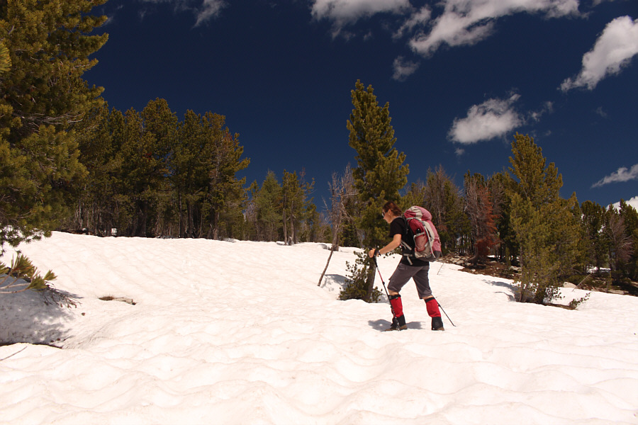 Just keep heading uphill!