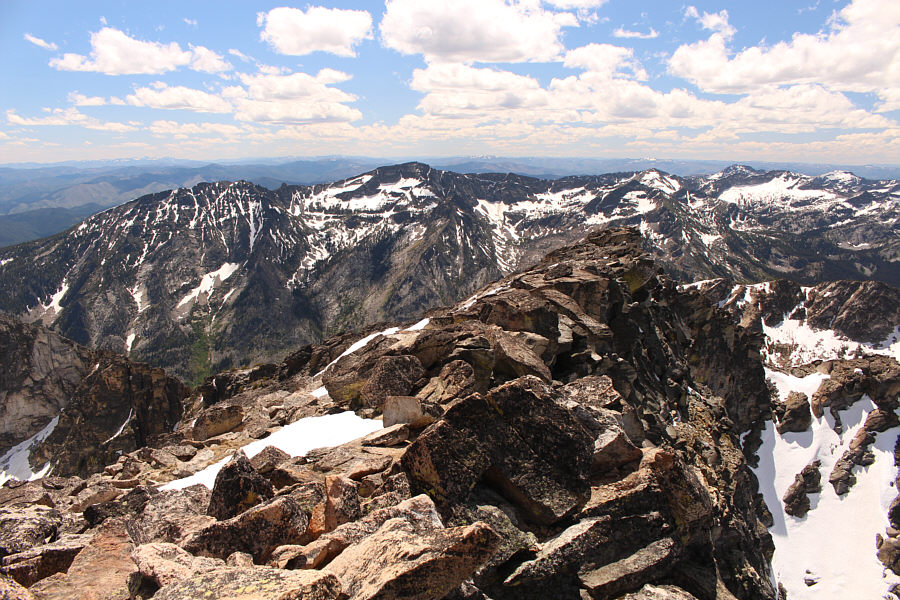 Gorgeous day on top of a mountain!