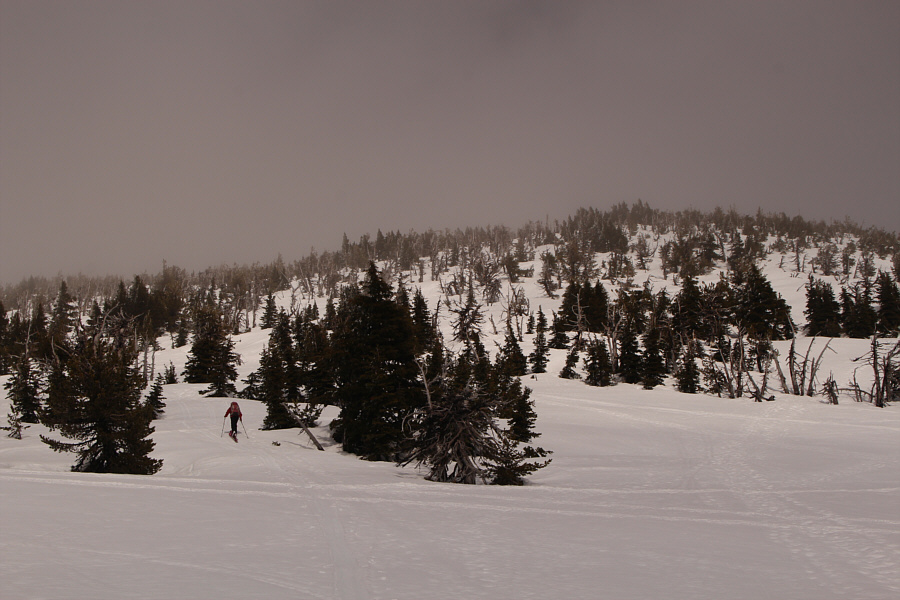 It gets a little steeper here but not too much.