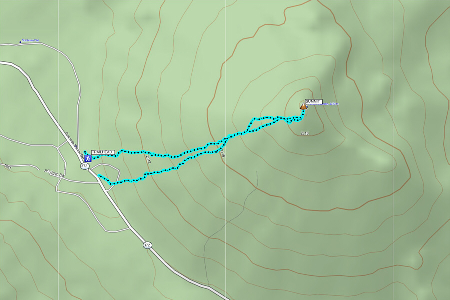 Might be worth coming back on a clear winter day with better snow conditions.