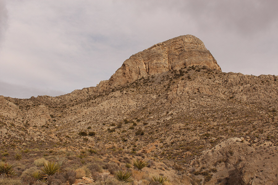 From this view, you would never guess that there is snow and ice on the mountain!