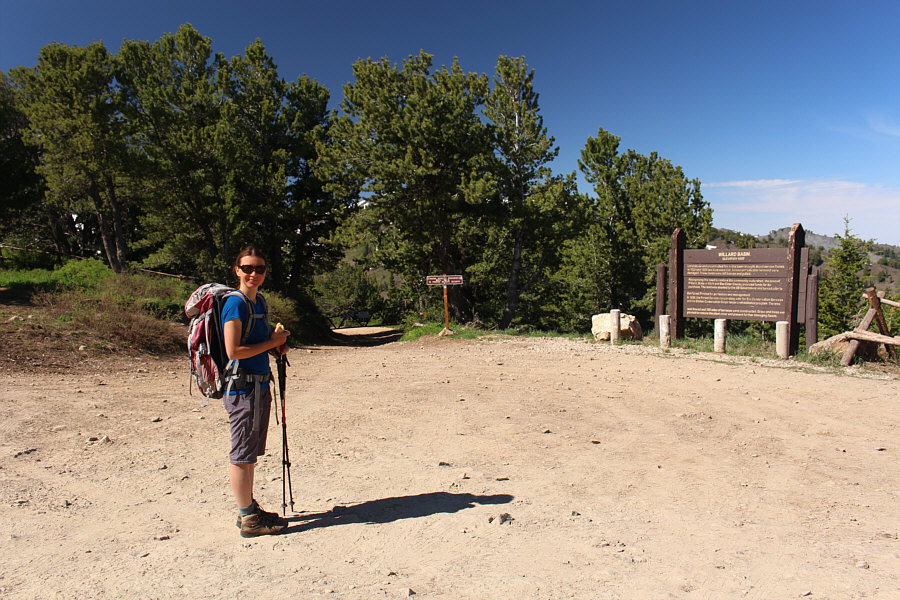 After the very bumpy drive up here, it was just as well to give my car a break and walk the extra distance.