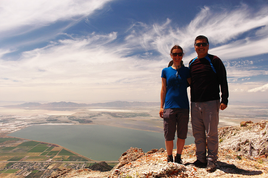 To be honest, it's hard to tell exactly where the highest point is!