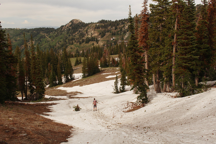 I told you there was still some good skiing to be had here!