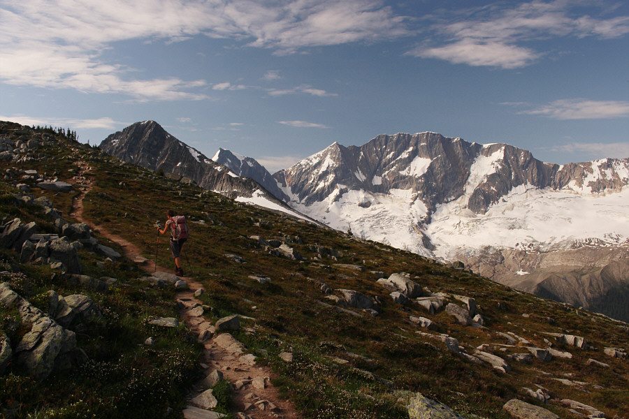 Finally, the start of the ridge!