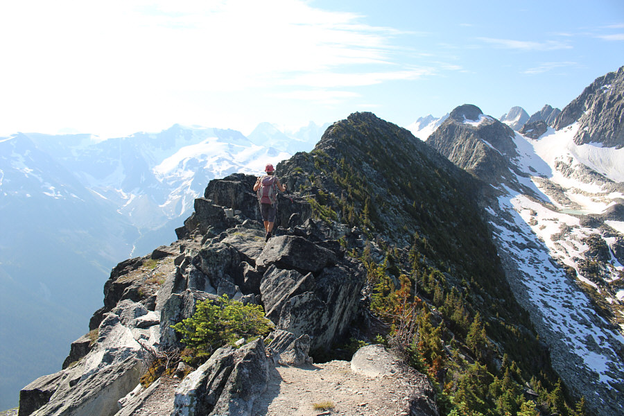 Hmmm...Mount Abbott doesn't look so easy from here...