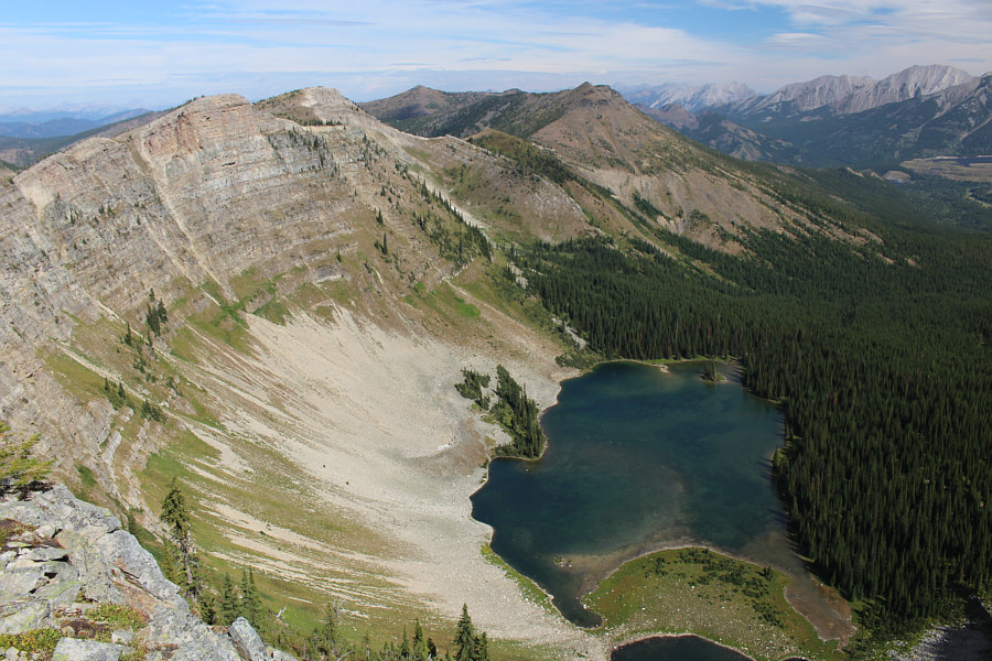 Looks like some good camping spots down there.