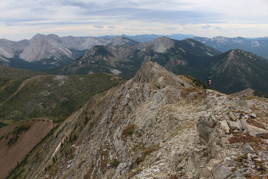 It's strange that the lower bump of Corrigan is the summit!