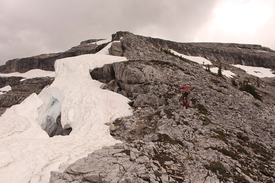 And we dragged our ice axes all the way up here for nothing!