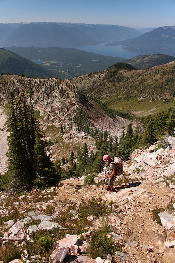 Very loose and very steep!