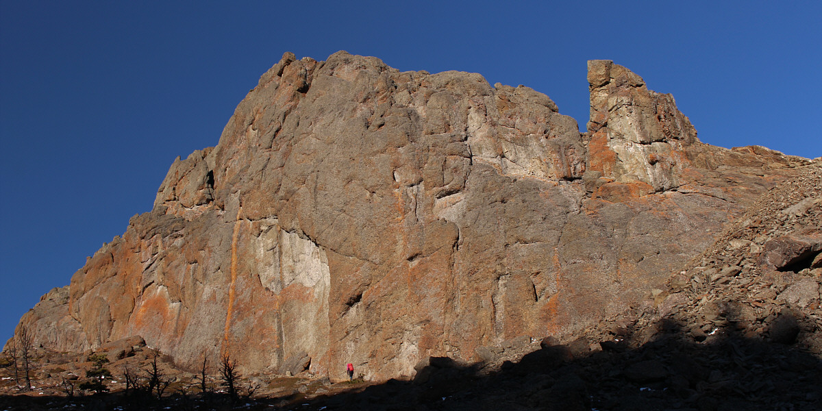 I wonder if anyone has rock-climbed here...