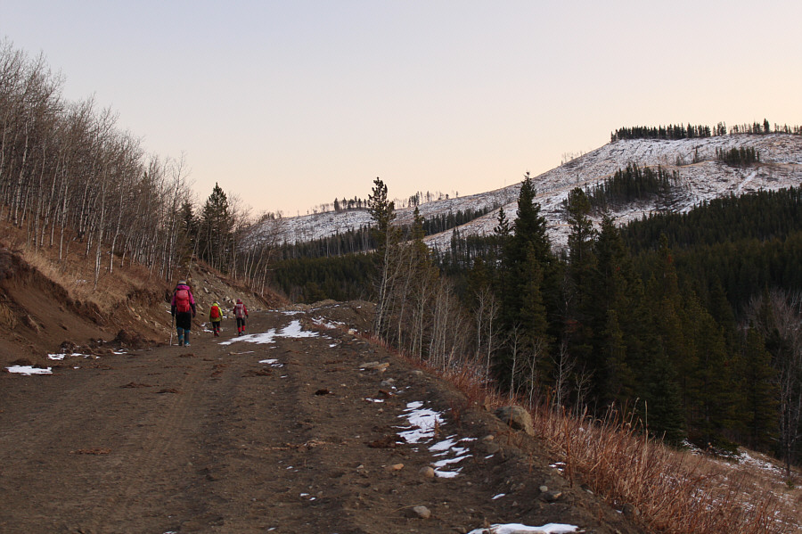 My poor ankle took another beating on the long walk out!