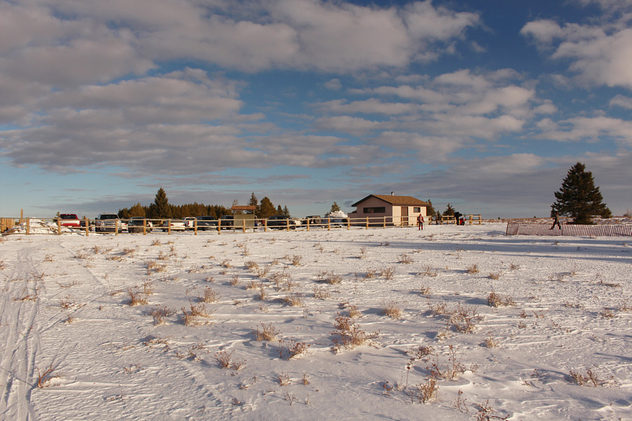 A lot more cars and a lot less windy than when we started!