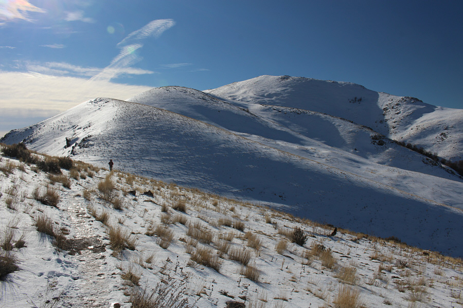 Almost enough snow to ski!
