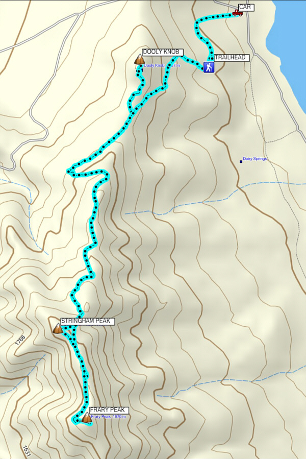 A most enjoyable hike with sublime views.