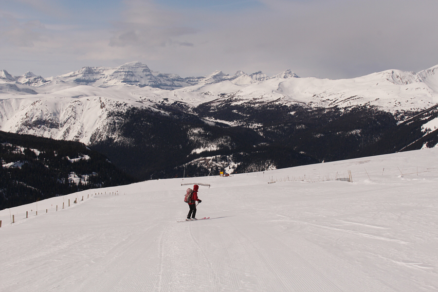 Truly excellent ski conditions here on this day!