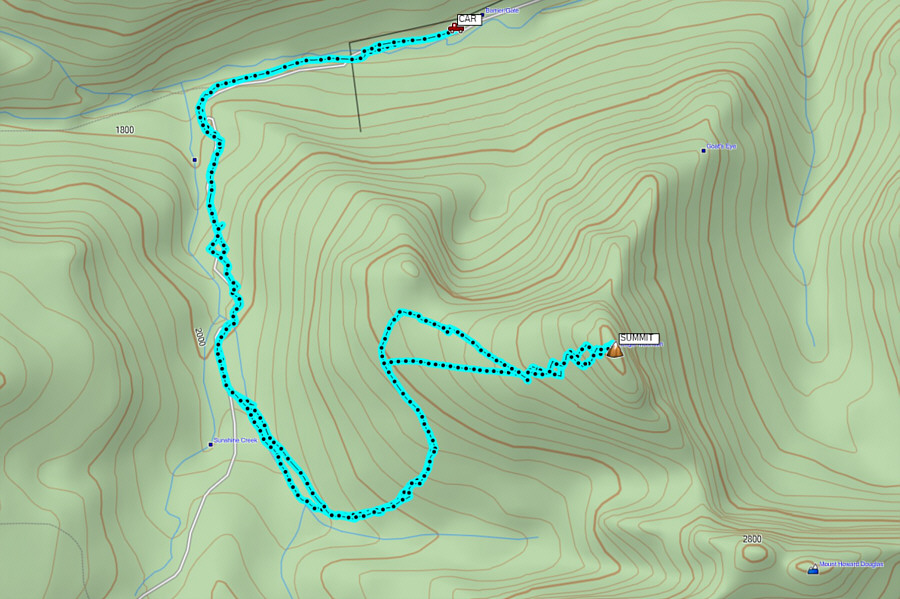 A most elusive ski ascent!
