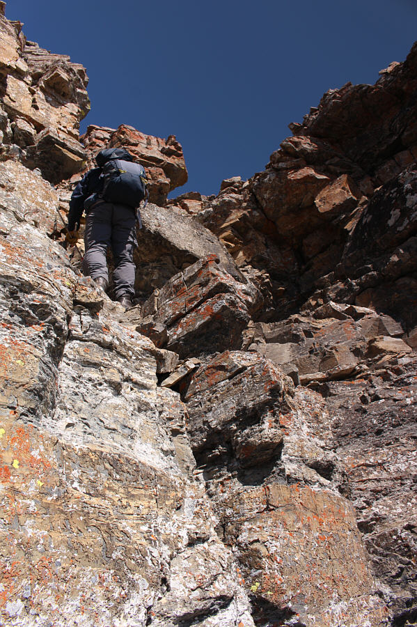 Great fun--just watch out for people coming down and possibly kicking rocks down on you!