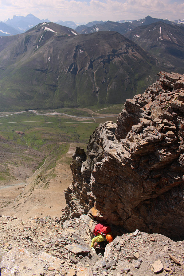 A helmet is recommended here!