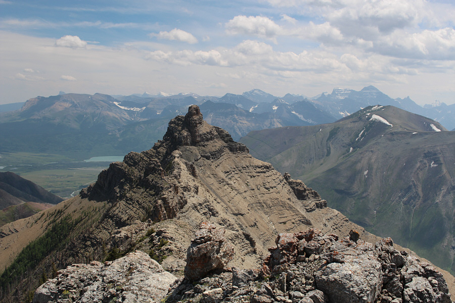 It's weird that the gazetted summit of Mount Galwey looks higher from here but really isn't.