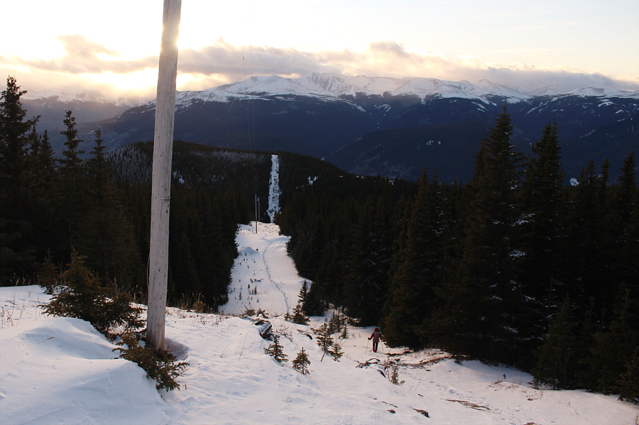 A little better with the trail already broken.