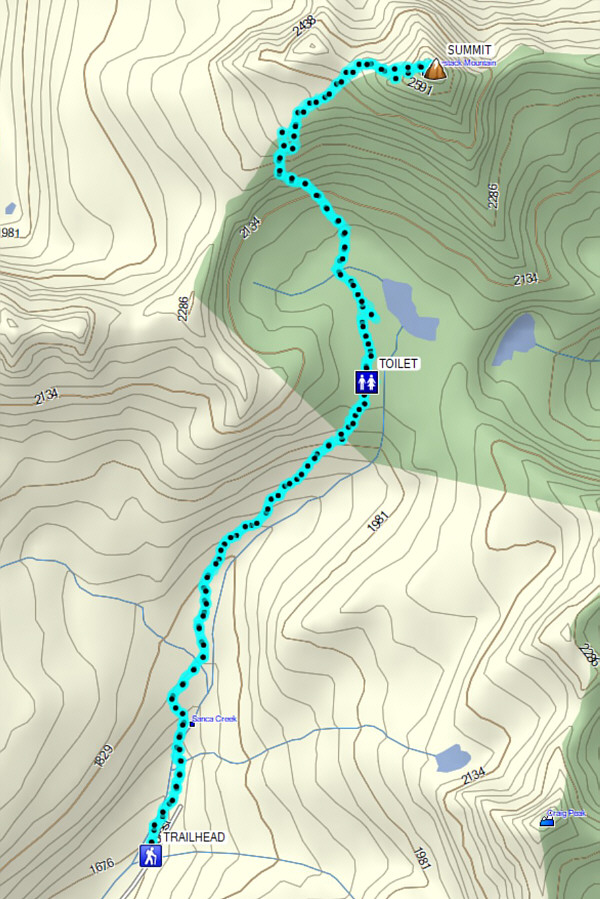 A very nice scramble if you can hack the long and bumpy drive.