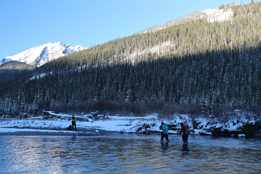 Okay, I think I'm done with fording rivers in sub-zero temperatures!