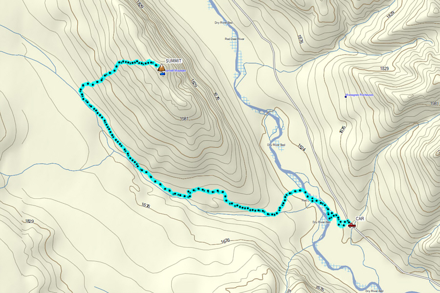 Ironically, the most labyrinthine aspect of this trip was not on the mountain but down by the river!