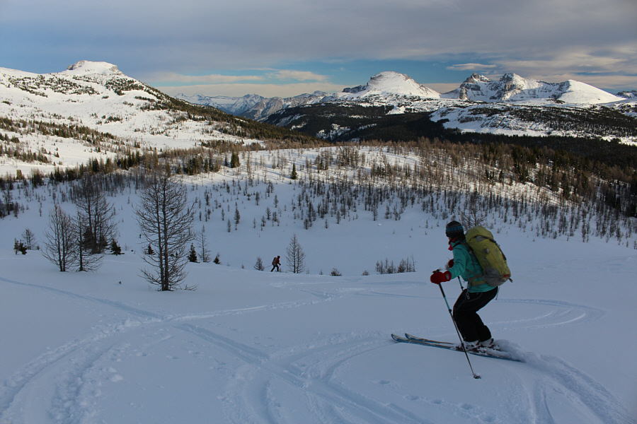 If it wasn't for the flat light, we might have considered yo-yoing this slope.