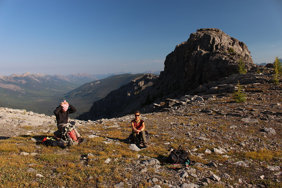 It's possible to scramble atop the knob behind them.