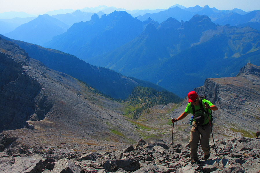 I'm too focused to even notice the unfolding scenery.