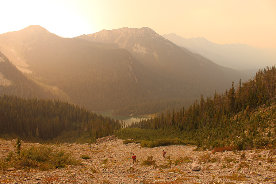 Knee-jarring would aptly describe the descent!