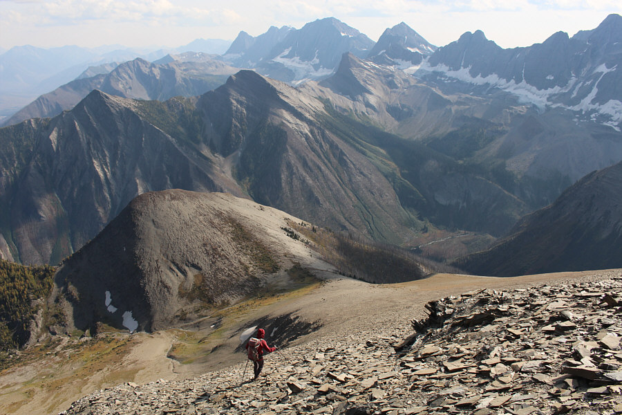 There's some scree surfing to be found here!