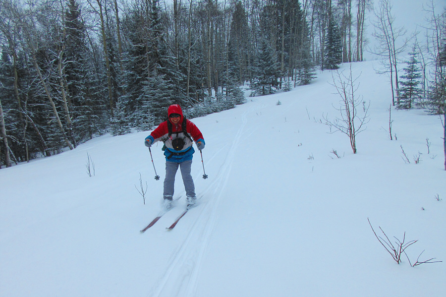 Better snow than at Nakiska, Mount Norquay or even Lake Louise!