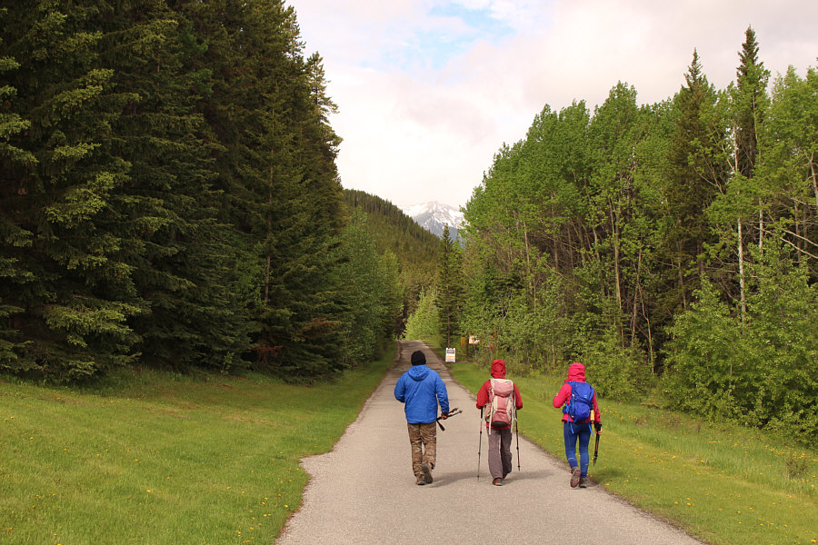 Surprisingly, we didn't see a single soul on this usually popular pathway.