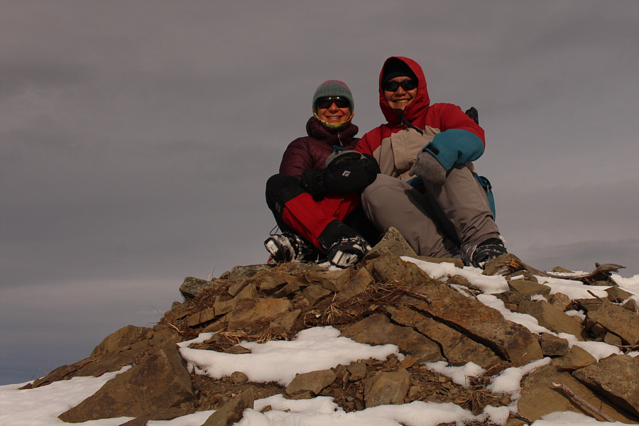 Only quirky people would ski up Mount Quirk!