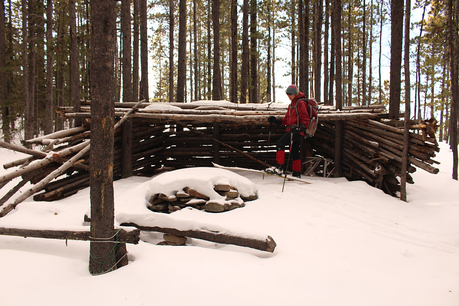 The lawn chair has seen better days...