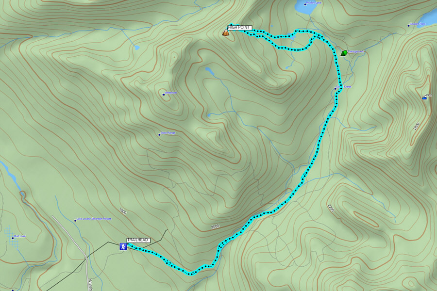 The crusty snow in the bowl was the only blemish on an otherwise stellar ski trip.