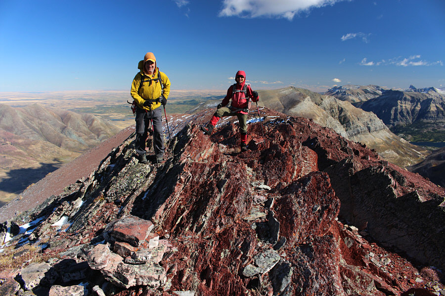 The rocks here look like raw meat!