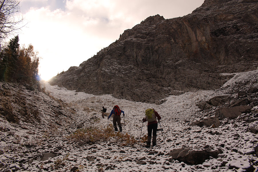 I guess nobody brought helmets?