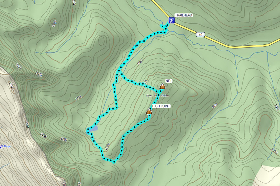A great place to see larches without the crazy crowds.