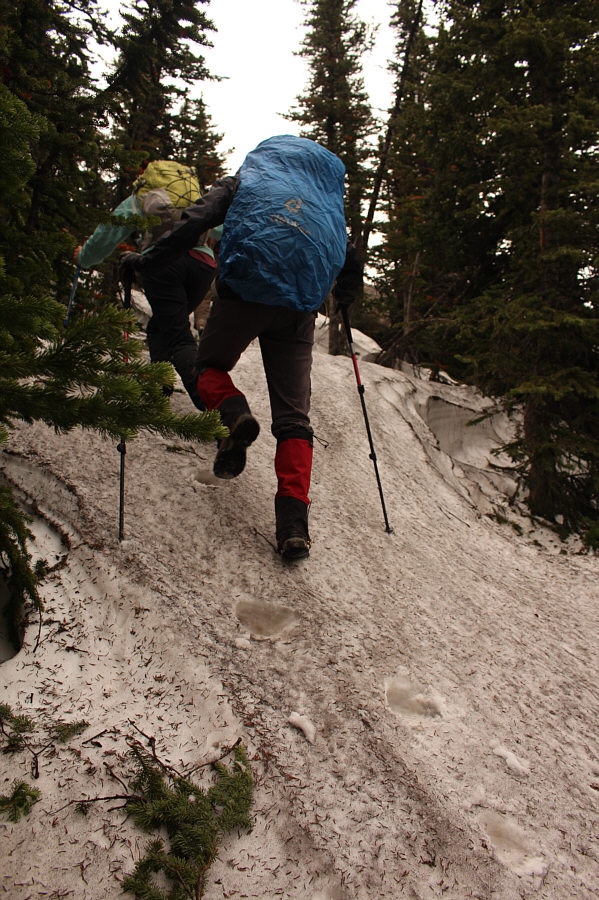 So much for keeping my feet dry!
