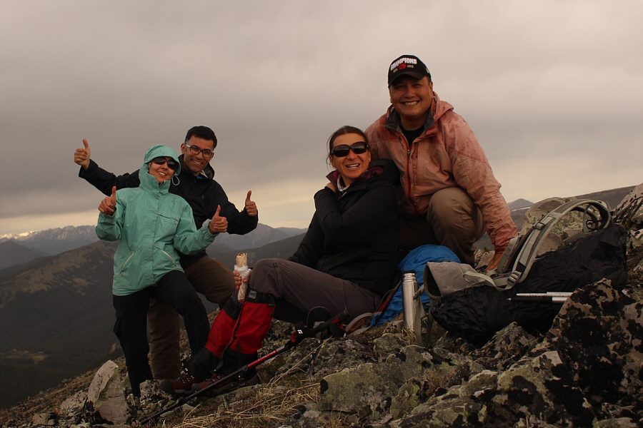 Despite the light rain, it wasn't windy and cold.