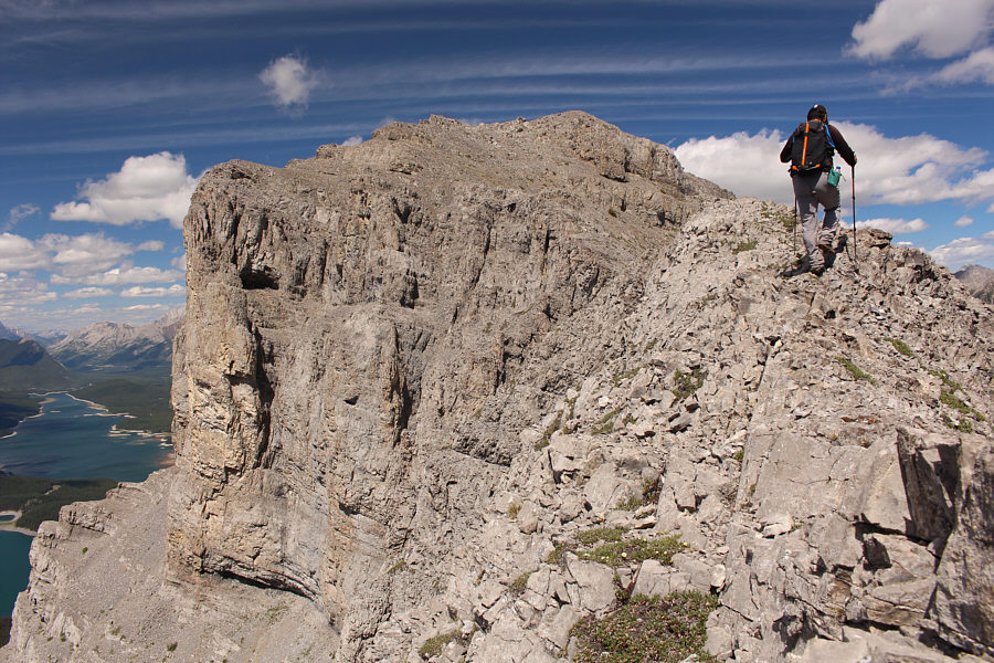 Still some climbing left, but it's all pretty easy from here.