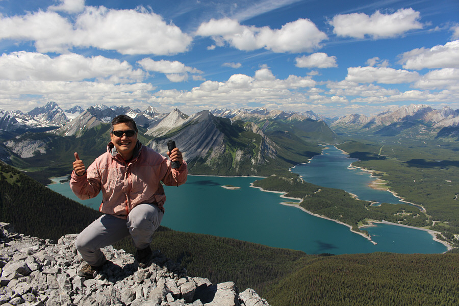 Thumbs up for the view!