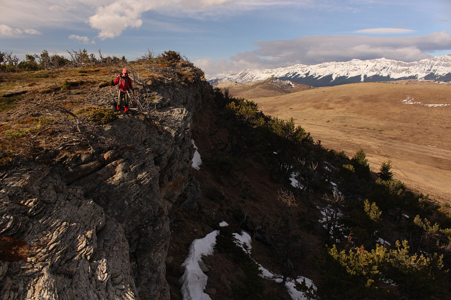 This is not the most direct route to the true summit!