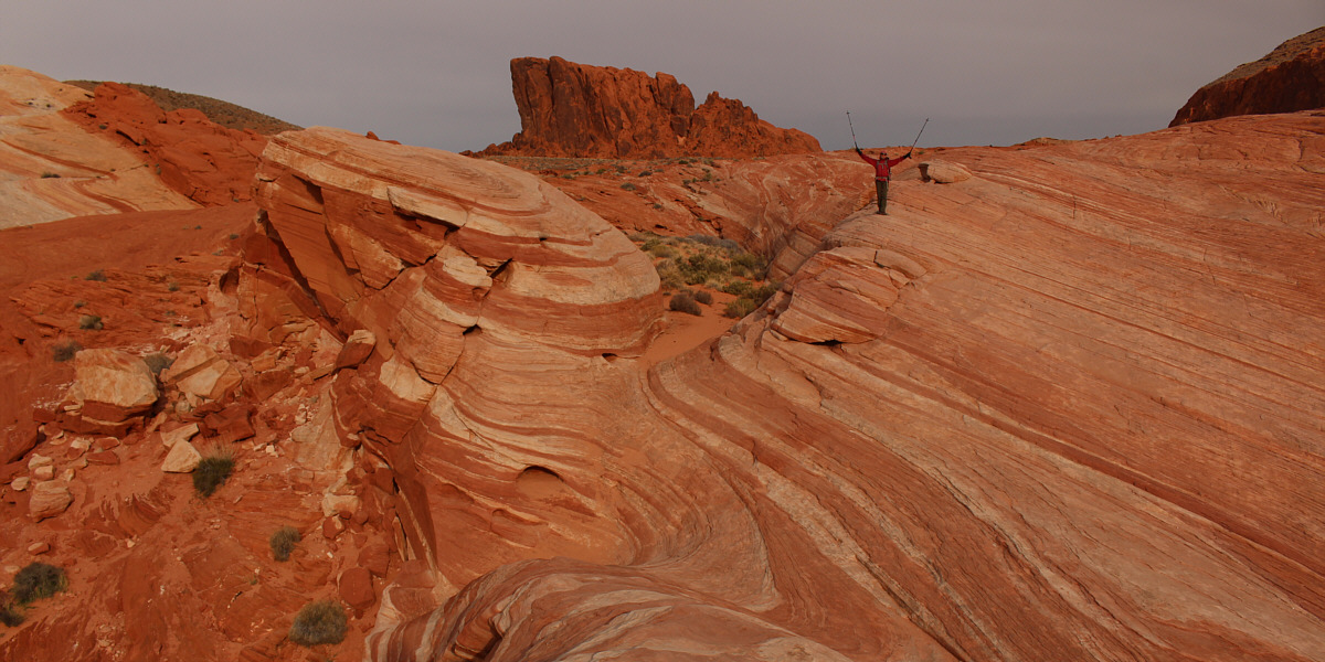 We were lucky to have the Fire Wave all to ourselves for a short period of time.